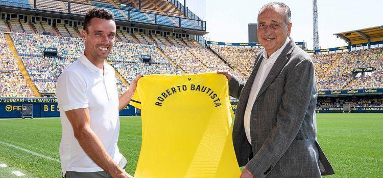 Roberto Bautista lluirà l’escut del Villarreal CF en el seu equipament de joc