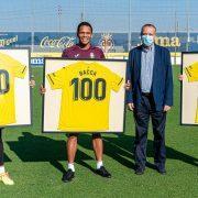 El Villarreal homenatja a Trigueros, Asenjo i Bacca per complir centenari com ‘groguets’