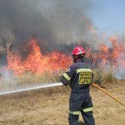 S’incendia un cultiu abandonat a Vila-real