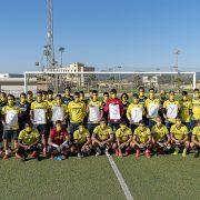 La plantilla del Villarreal B i el seu cos tècnic renoven el abonament