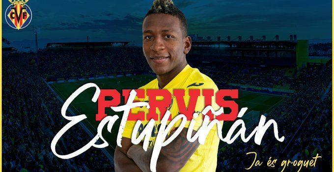 El lateral equatorià Pervis Estupiñán fitxa pel Villarreal per a les set pròximes temporades