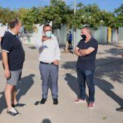L’alcalde de Vila-real comprova els protocols de seguretat en les instal·lacions esportives