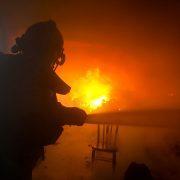 Incendi en una nau industrial abandonada de Vila-real