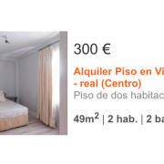 Has vist un anunci oferint un lloguer al carrer Santa Caterina per un mòdic preu? Segurament siga una estafa