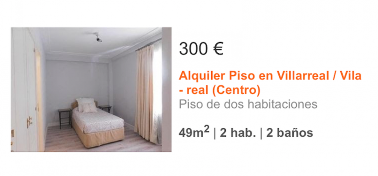 Has vist un anunci oferint un lloguer al carrer Santa Caterina per un mòdic preu? Segurament siga una estafa