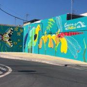 Un mural reivindica la biodiversitat del riu Millars