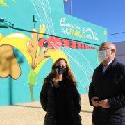 Culminat el projecte de millora i embelliment urbà al carrer Encarnació amb un mural al·legòric del Millars