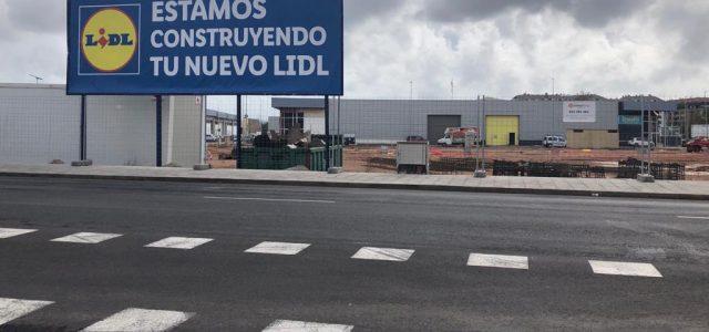 Les obres de la nova tenda de Lidl en la zona nord avancen a ple rendiment per a la seua obertura a l’estiu de 2021