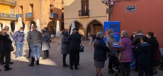 El PP canalitza el desacord amb la Llei Celaá amb una recollida de firmes a la plaça Major