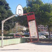 Vandalisme al parc Josep Calduch i Almela quan estava sent remodelat