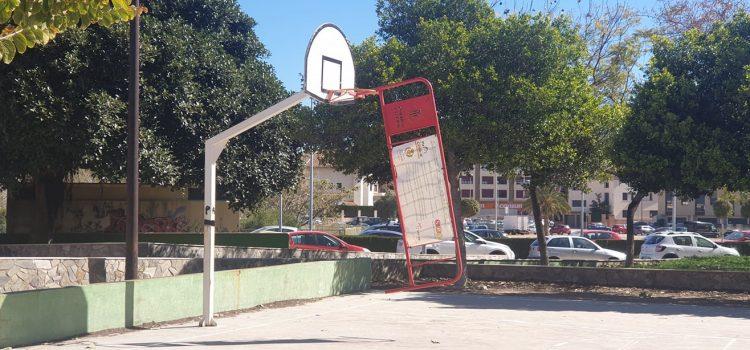 Vandalisme al parc Josep Calduch i Almela quan estava sent remodelat