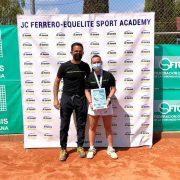 La tennista del Club de Tennis Vila-real Lidón Amurrio es proclama Campiona Júnior de la Comunitat 