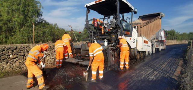 Serveis Públics adequa vials deteriorats de la partida Madrigal dins del Pla de millora de camins rurals