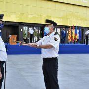 La reivindicació de la nova comissaria protagonitza l’acte d’entrega del bastó de comandament a la Policia Nacional