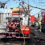 Incendi de vegetació en el camí Artana de Vila-real