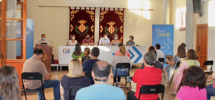 Casabó presideix el seu primer Comité Executiu com a president del PP de Vila-real