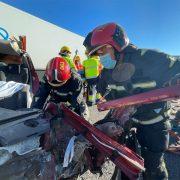 Una persona atrapada en un accident de tràfic a Vila-real