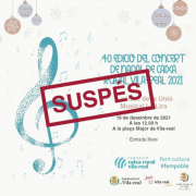 Suspenen el concert de Nadal de la Caixa Rural per Covid-19