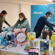 El PP entrega productes de neteja i higiene a l’associació Sant Vicent de Paúl