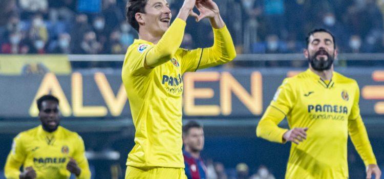 El Villarreal enamora amb una ampla goletjada davant el cué Levante a L’Estadi de la Ceràmica (5-0)