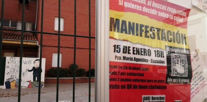 El Pascual Nacher denuncia que els negacionistes pengen cartells en la seua façana