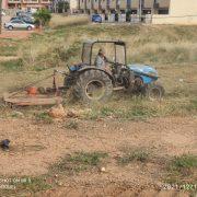 El Consorci Provincial de Bombers col·labora amb l’ajuntament per a netejar els solars d’ús municipal