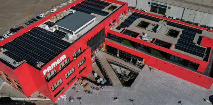 Pamesa amplia el seu projecte solar en el nou edifici corporatiu de Vila-real