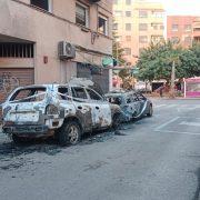 Vila-real amaneix amb tres cotxes calcinats en l’Avinguda Pio XII