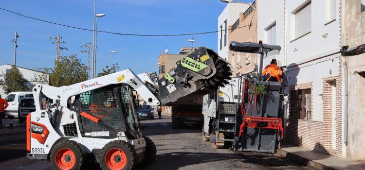 Vila-real millora la pavimentació de cinc trams de la ciutat
