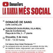 Vols donar sang? Aquest dissabte 5 de març es realitza nova jornada a Vila-real