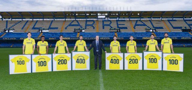 El Villarreal homenatja a huit dels seus jugadors que ja són ‘centenaris’