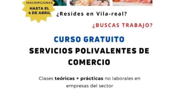 Creu Roja organitza un curs gratuït de Serveis Polivalents de Comerç