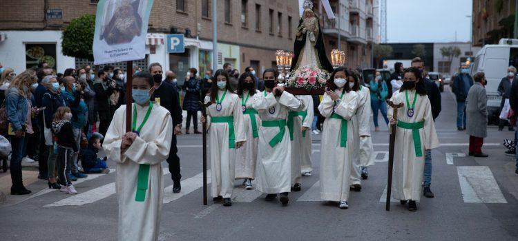 La Processó Infantil de Setmana Santa de Vila-real torna més gran després de dos anys d’absència