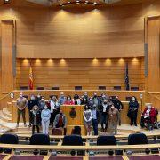 Representants de les associacions de Vila-real visiten les institucions a Madrid