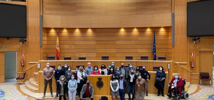Representants de les associacions de Vila-real visiten les institucions a Madrid