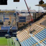 El Villarreal CF inicia les obres en l’Estadi de la Ceràmica després del últim partit a casa