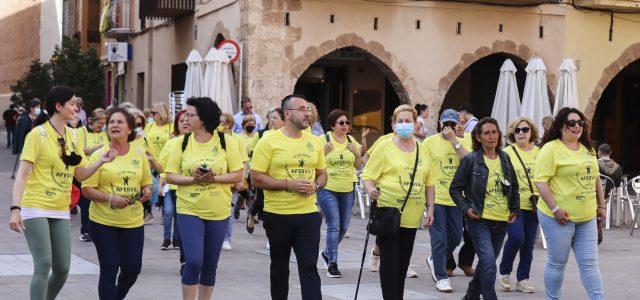 Vila-real acull la marxa solidària de Afervil pel Dia Internacional de la Fibromiàlgia 