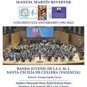 Aquest diumenge serà l’últim concert del Cicle en homenatge a Manuel Martín Reverter