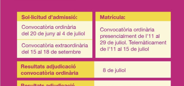 Comença l’admissió i matrícula per a l’Escola Oficial d’Idiomes de Vila-real