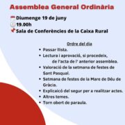 La Comissió de Penyes de Vila-real fa una crida per a la pròxima Assamblea General Ordinària