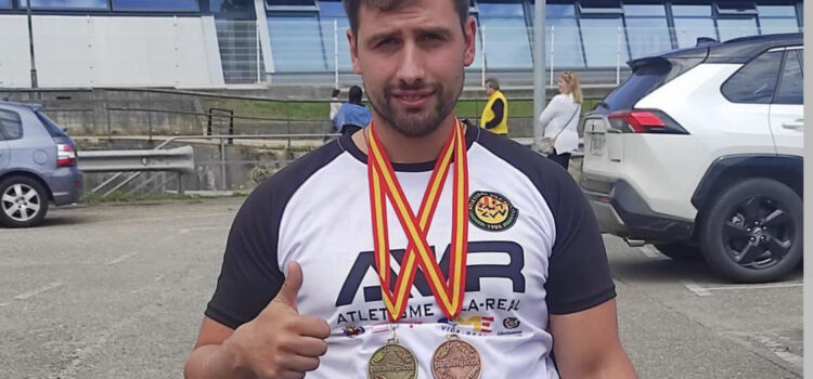 Igor Delgado Requesens es torna a proclamar campió nacional en llançament de pes