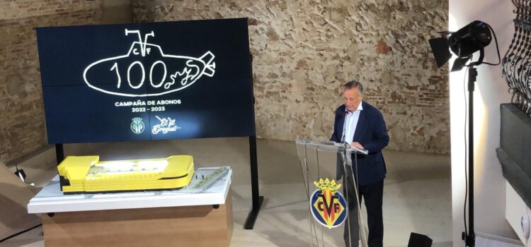 El Villarreal CF presenta la informació dels abonaments de la temporada del centenari