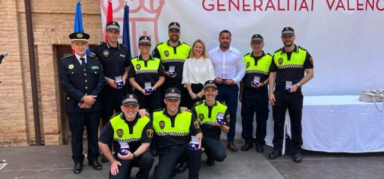 La Generalitat felicita públicament a vuit agents de Policia i un veí de Vila-real