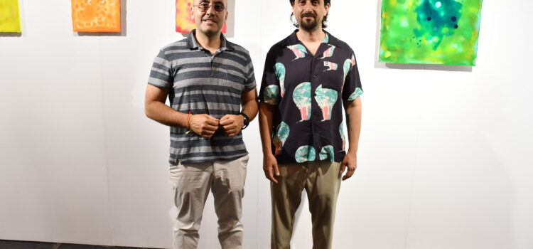 Benlloch acompanya a l’artista vila-realenc Paco Dalmau en la Fira d’Art Contemporani Marte de Castelló