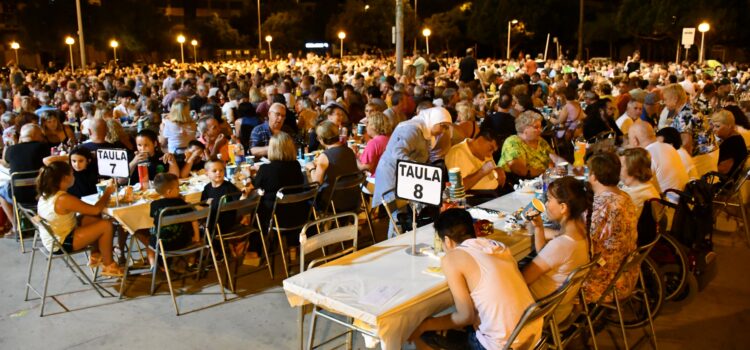 El macrosopar de veïns complirà 18 edicions el divendres 19 de maig amb motiu de les festes patronals