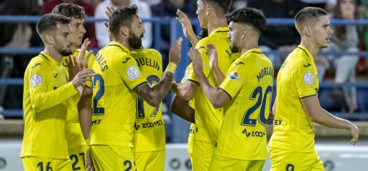 Incontestable triomf del Villarreal davant el Santa Amalia en la primera ronda de la Copa del Rei (0-9)