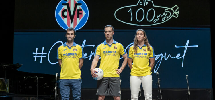 El Villarreal tambè ha presentat la samarreta oficial del centenari