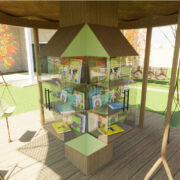 El disseny ‘Carrusel de lectura’ es triat per a convertir les cabines de telèfon en espais d’intercanvi de llibres
