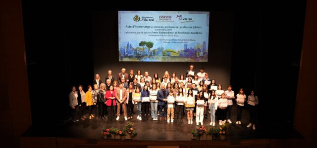 Vila-real reconeix als alumnes amb els Premis Extraordinaris al Rendiment Acadèmic