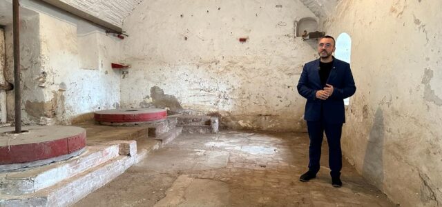 Benlloch visita el Nou Molí de Santa Sofía per explicar el projecte Vila-real Connexió Millars